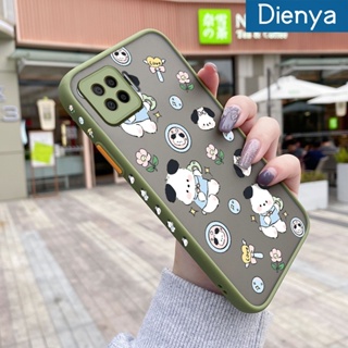 เคสโทรศัพท์มือถือ ซิลิโคนนิ่ม ใส กันกระแทก ลายการ์ตูนหมี ดอกไม้ สําหรับ OPPO A73 2020 4G F17