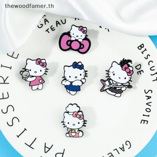 Well Sanrio เข็มกลัด รูปแมวน่ารัก เครื่องประดับแฟชั่น สําหรับผู้หญิง