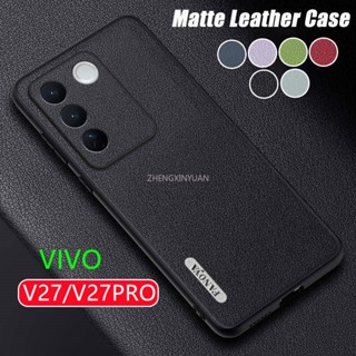 เคสโทรศัพท์มือถือหนังนิ่ม ผิวด้าน กันกระแทก สําหรับ VIVO V27 Pro V27E V27 Pro V27Pro V27E