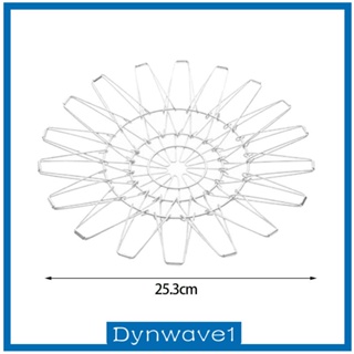 [Dynwave1] ตะกร้าโลหะ พับได้ สําหรับใส่ผัก ผลไม้ ขนมปัง