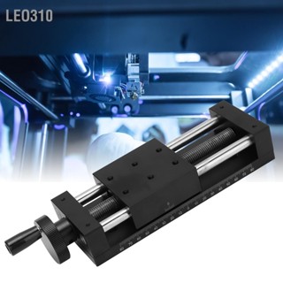 Leo310 โต๊ะเลื่อนมือ เกียร์หมุน ประกบประกบ ไกด์ มือจับสไลด์ พร้อมสเกล SPXKST80-100