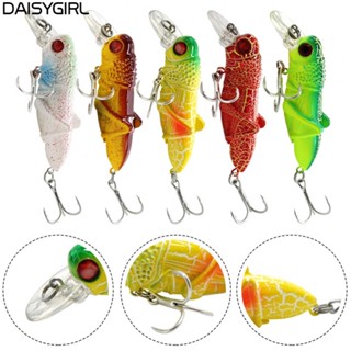 【DAISY Fishing】5cm 4g Grasshopper Insect Fishing Lures/ Artificial Bait/ Sea Fishing Fish Hook