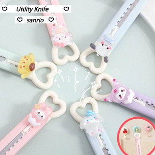 มีดตัดกระดาษ รูปหัวใจ Sanrio สําหรับนักเรียน สํานักงาน