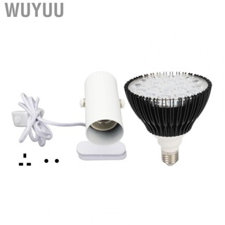 Wuyuu Ultraviolet Floodlight  Light Black Lamp 18 Chips Tanning Harmless for Bedroom Woman