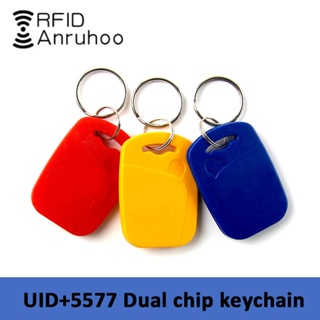 พวงกุญแจชิป RFID 125Khz T5577 EM4305 13.56Mhz NFC S50 5 10 ชิ้น