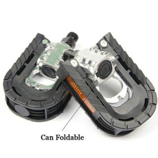 2pcs Bicycle Pedals Mountain Bike Aluminum Alloy Folding Bearing Platform