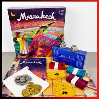 Marrakech Board Game Family Game  เกมกระดานกลยุทธ์ สําหรับครอบครัว พ่อแม่ และลูก