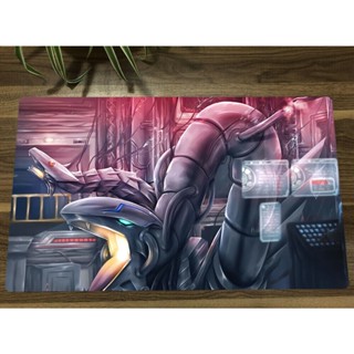 Yu-gi-oh! Duel Monster Playmat Cyber Twin Dragon CCG แผ่นรองเมาส์ สําหรับเล่นเกม