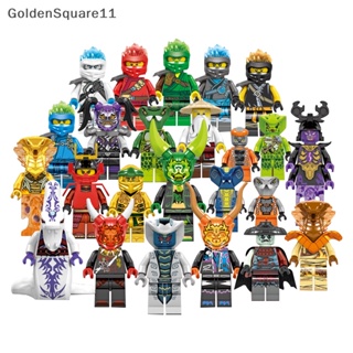 Goldensquare บล็อกตัวต่อฟิกเกอร์ Ninjago Kai Jay Sensei Wu Master ขนาดเล็ก ของเล่นสําหรับเด็ก 24 ชิ้น