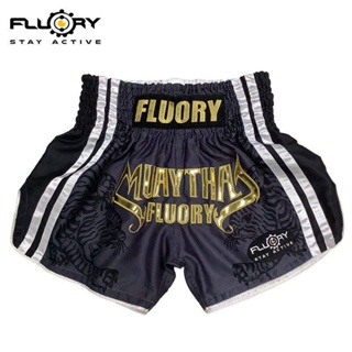 Fluory กางเกงมวยไทย ขาสั้น ลําลอง ผสมศิลปะการต่อสู้ สําหรับผู้ใหญ่