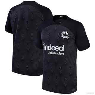 Si 2022 เสื้อยืดแขนสั้น พิมพ์ลายฟุตบอล Eintracht Frankfurt Away พลัสไซซ์ 23