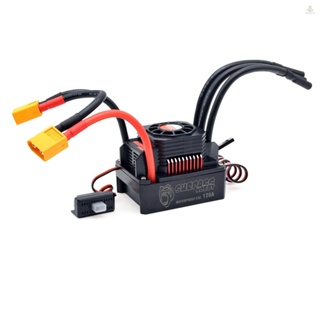 (fygath)120A Esc พร้อมปลั๊ก BEC XT60 3-6S Lipo กันน้ํา ESC สําหรับรถบังคับ 1/8