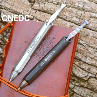 Cnedc MT ปากกากาลักน้ํา EDC ไทเทเนียมอัลลอย G2 เติมได้ สไตล์วินเทจ