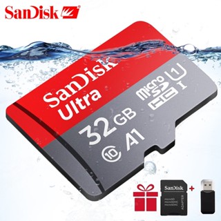 Sandisk การ์ดหน่วยความจํา SD TF 32GB 64GB 16GB 128GB 256GB 512GB Microsd Class10 micro SDHC SDXC สําหรับกล้อง Drone WIFI MP3 MP4 tachograph