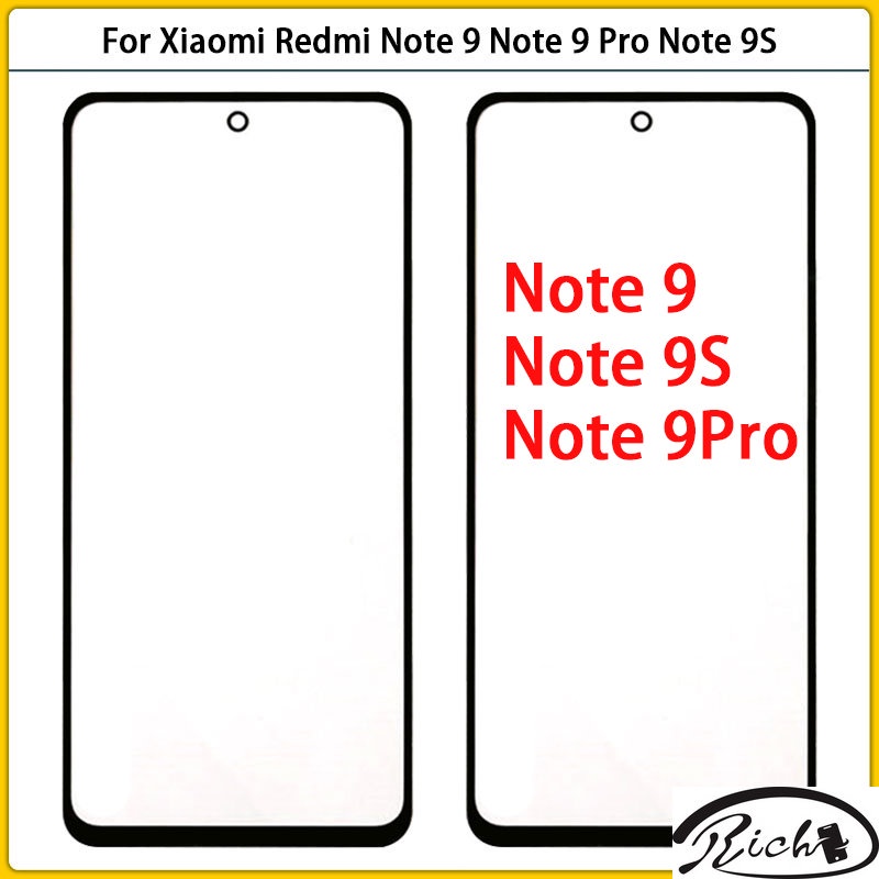 ใหม่ แผงกระจกหน้าจอสัมผัส LCD แบบเปลี่ยน สําหรับ Xiaomi Redmi Note9 Note 9 Pro Redmi Note 9S