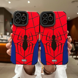 🔥 เคส IPhone 14 Pro max Spider Man เคสไอโฟน11หนังโทรศัพท์มือถือหนังแข็งกันกระแทก สำหรับ เคสApple IPhone 13 X Xr 14 Pro Max iPhone SE2 2020 12 7 8 plus 11 SE3 XS เคสไอโฟน13 Pro Max เคส i8plus เคสไอโฟน8พลัส เคสไอโฟนXs 11 เคสi11 Case