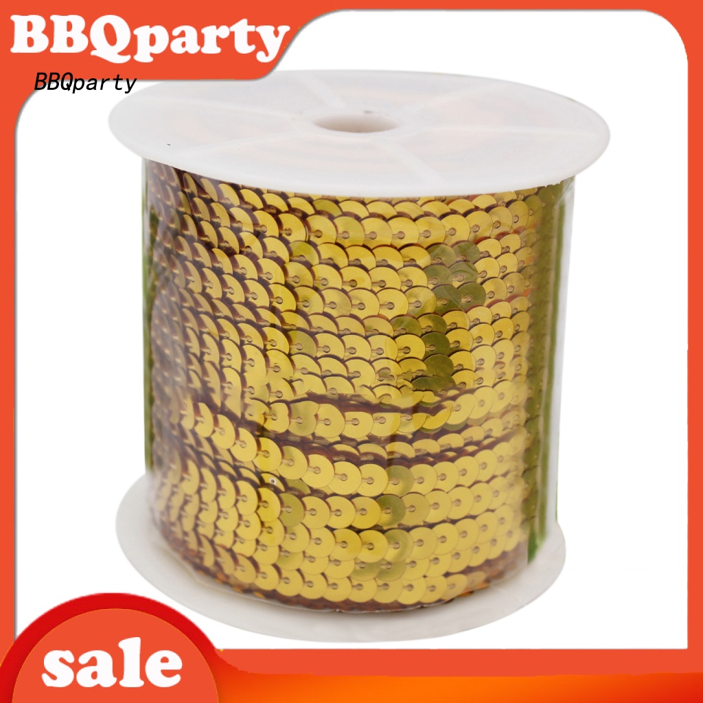 <BBQ> เลื่อม PVC 6 มม. 100 หลา กันฉีกขาด สะดุดตา สําหรับร้านเย็บผ้า DIY 1 ม้วน