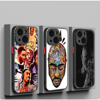 เคสโทรศัพท์มือถือนิ่ม กันเลนส์ ลาย Tupac Amaru Shakur สําหรับ iPhone SE SE2 SE3 7 8 Plus XR XS Max 11 Pro Max 2Pac