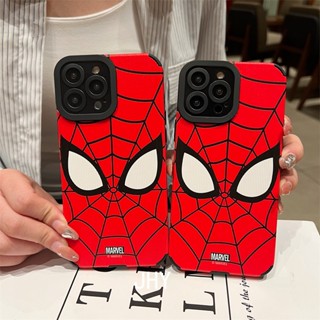 เคสโทรศัพท์มือถือ กันกระแทก ลาย Spider Man Visor สําหรับ IPhone 14 13 12 11 Pro X Xs Max 7 8 Plus 14plus