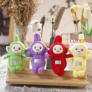 CLEOES Teletubbies พวงกุญแจ จี้ตุ๊กตาสัตว์น่ารัก สร้างสรรค์ ของขวัญคริสต์มาส สําหรับตกแต่งกระเป๋าเป้สะพายหลัง