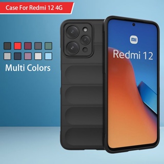 เคสโทรศัพท์ซิลิโคน TPU แบบนิ่ม กันกระแทก ป้องกันกล้อง สําหรับ Redmi 12 4G Redmi12 2023 Xiaomi