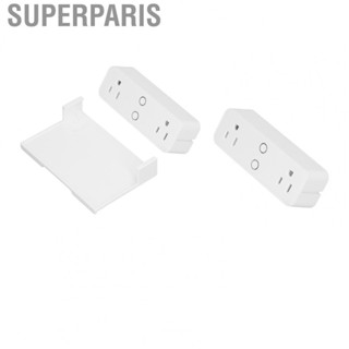 Superparis Plug Strip Outlet  US AC 100‑240V WiFi Power Wide Compatibility High Safety BLE Dual Sockets for Office