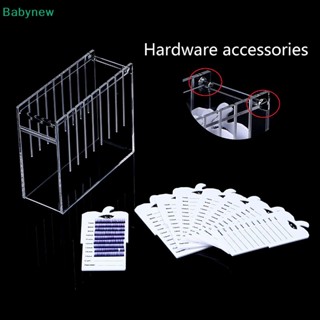 &lt;Babynew&gt; กล่องอะคริลิคใส 8 ชั้น สําหรับเก็บขนตาปลอม เครื่องสําอาง ลดราคา