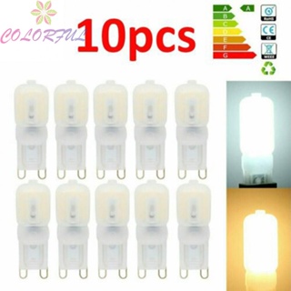 【COLORFUL】Light Bulbs 10PCS 3W Capsule G9 LED Halogen Light Bulbs LED Light Bulb