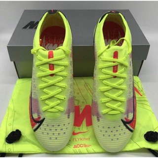 Kasut ball Sepak Nike Mercurial steam 14 Superfly 8 CR7 Elite FG รองเท้าฟุตบอล ผ้าถัก กันน้ํา สําหรับผู้ชาย ไซซ์ 38-45