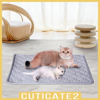 [Cuticate2] ที่นอน ผ้าห่ม ระบายความร้อน ขนาดเล็ก สําหรับสัตว์เลี้ยง สุนัข แมว ใช้ในบ้าน ร้านสัตว์เลี้ยง รถยนต์