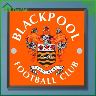 【Doub X ✮】ภาพวาดปักเพชร ทรงกลม ลาย Blackpool F.C. 5D DIY งานฝีมือศิลปะการตกแต่ง ✮