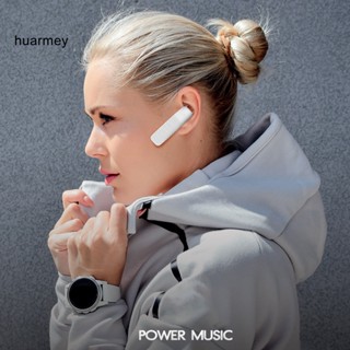 Huarmey ชุดหูฟังสเตอริโอไร้สาย บลูทูธ แฮนด์ฟรี เบส ขนาดเล็ก สําหรับโทรศัพท์มือถือ 1 ชิ้น