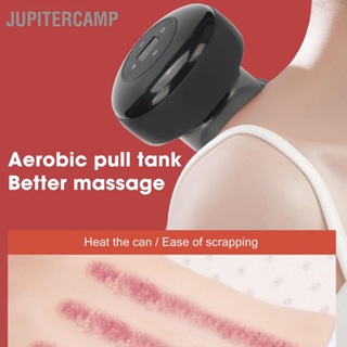 JUPITERCAMP อุปกรณ์ Cupping อัจฉริยะ 12gears เครื่องประคบไฟฟ้าแบบชาร์จไฟได้แบบไร้สายแรงดูดแรงดูดสูง