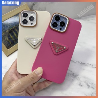 เคสโทรศัพท์มือถือนิ่ม ลาย Prada 3D สีตัดกัน สําหรับ IPhone 14 13 12 11 Pro Max 13Pro 12Pro 11Pro X Xs Max Xr