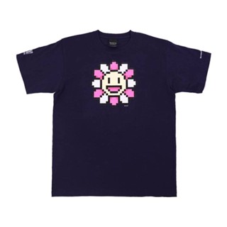 พร้อมส่ง เสื้อยืดแขนสั้น พิมพ์ลายดอกทานตะวัน takashi murakami สําหรับผู้ชาย และผู้หญิง