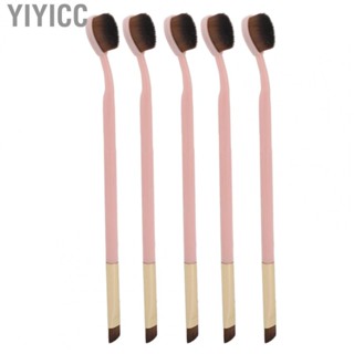 Yiyicc 5 Pcs Double Ended Makeup Brushes Eyeshadow Brush