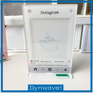 [Dynwave1] กรอบรูปอะคริลิค ขนาดเล็ก สไตล์เกาหลี สําหรับเก็บสะสม เหมาะกับคู่รัก งานแต่งงาน สมุดเยี่ยม