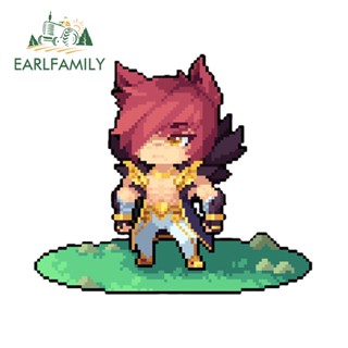 Earlfamily สติกเกอร์ ลาย League of Legends Pixel ขนาด 13 ซม. x 11.2 ซม. ป้องกันรอยขีดข่วน สําหรับติดตกแต่งหน้าต่างรถยนต์ รถบรรทุก รถจักรยานยนต์