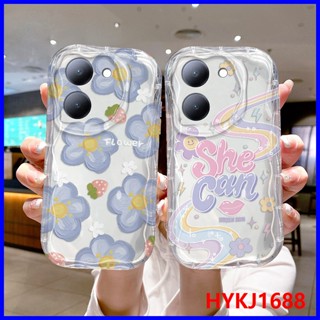 เคส Vivo Y36 5G tpu เคสนิ่ม แบบใส ลายครีม เคสโทรศัพท์ NYW