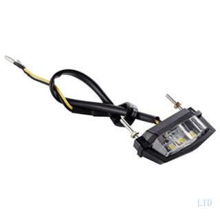 Lid หลอดไฟ LED 12V ประหยัดพลังงาน สําหรับติดป้ายทะเบียนรถจักรยานยนต์