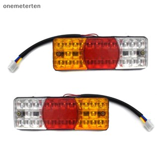 Rten ไฟเลี้ยว ไฟเบรก LED กันน้ํา 12V 3 สี สําหรับรถจักรยานยนต์