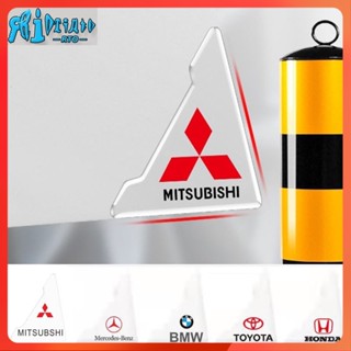 Rto [พร้อมส่ง] สติกเกอร์ติดมุมประตูรถยนต์ ป้องกันการชน 2 ชิ้น ต่อชุด สําหรับ BMW Benz Honda Toyota