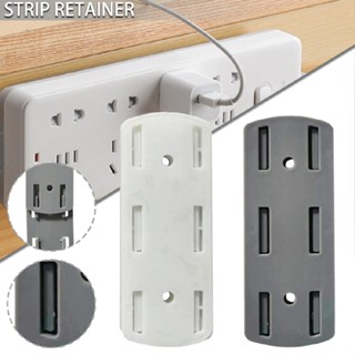 Wall-Mount Self Adhesive Power Strip Holder Fixator Socket Cable Fixer Rack