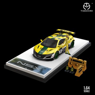 โมเดลรถยนต์ Time Micro 1: 64 Honda NSX Castrol Takata ของเล่นสําหรับเด็ก