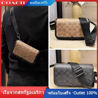 CHARTER CROSSBODY C2602 C2601 กระเป๋าผู้ชาย COAC H กระเป๋าสะพายชาร์เตอร์ เล็ก