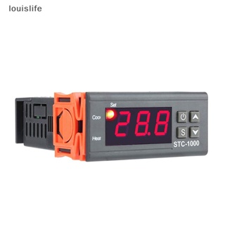 Leth เครื่องควบคุมอุณหภูมิดิจิทัล LED STC-1000 DC12V DC24V AC110-220V