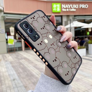 เคสโทรศัพท์มือถือ ซิลิโคนใส กันกระแทก ลายการ์ตูนกระต่ายน่ารัก สําหรับ VIVO Y72 5G Y52 5G Y75s 5G