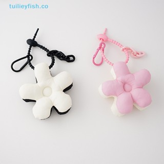 Tuilieyfish พวงกุญแจ จี้การ์ตูนปลาดาว ดอกไม้น่ารัก DIY สําหรับห้อยกระเป๋า