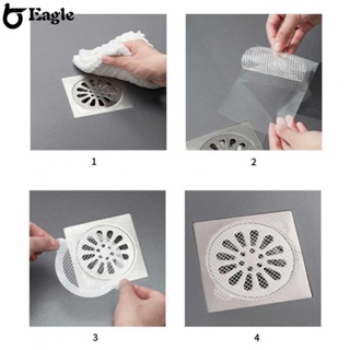 ⭐24H SHIPING⭐25 Pack one-off Shower Drain Hair Catcher Mesh Sticker Strainers for Shower