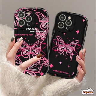 เคสป้องกันโทรศัพท์มือถือ TPU แบบนิ่ม ลายการ์ตูนผีเสื้อ สําหรับ Tecno Spark Go 2023 10C 10 infinix Hot 30i 30Play Smart 7 6 Plus 5 2020 Camon 20 Note 30 VIP 12 G96 20i 20 12 11 10 9Play